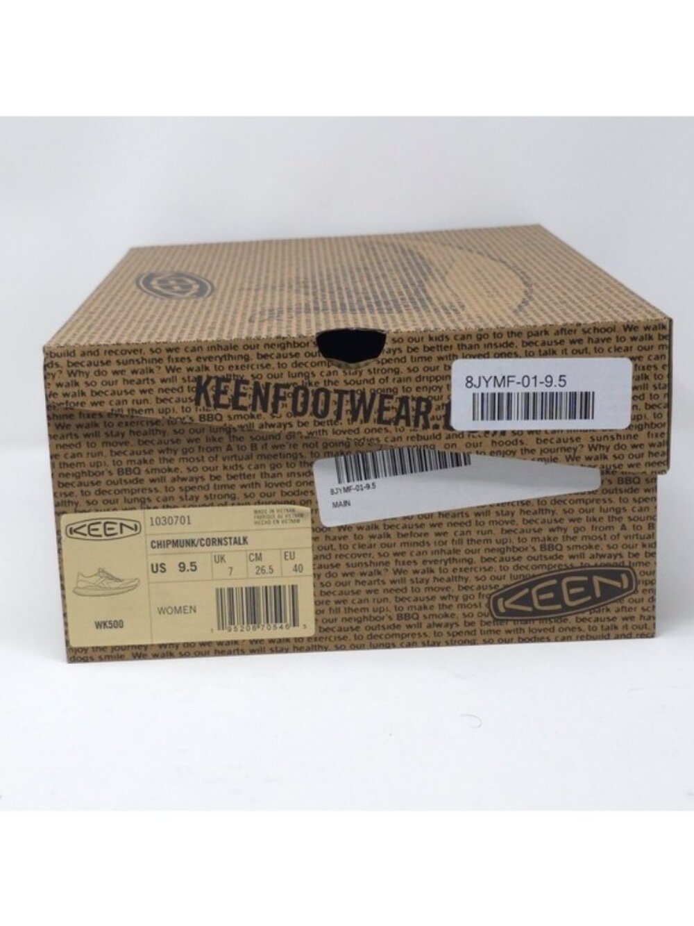 KEEN WK500 Sneakers Chipmunk/Cornstalk Walking Shoes - Picture 16 of 16